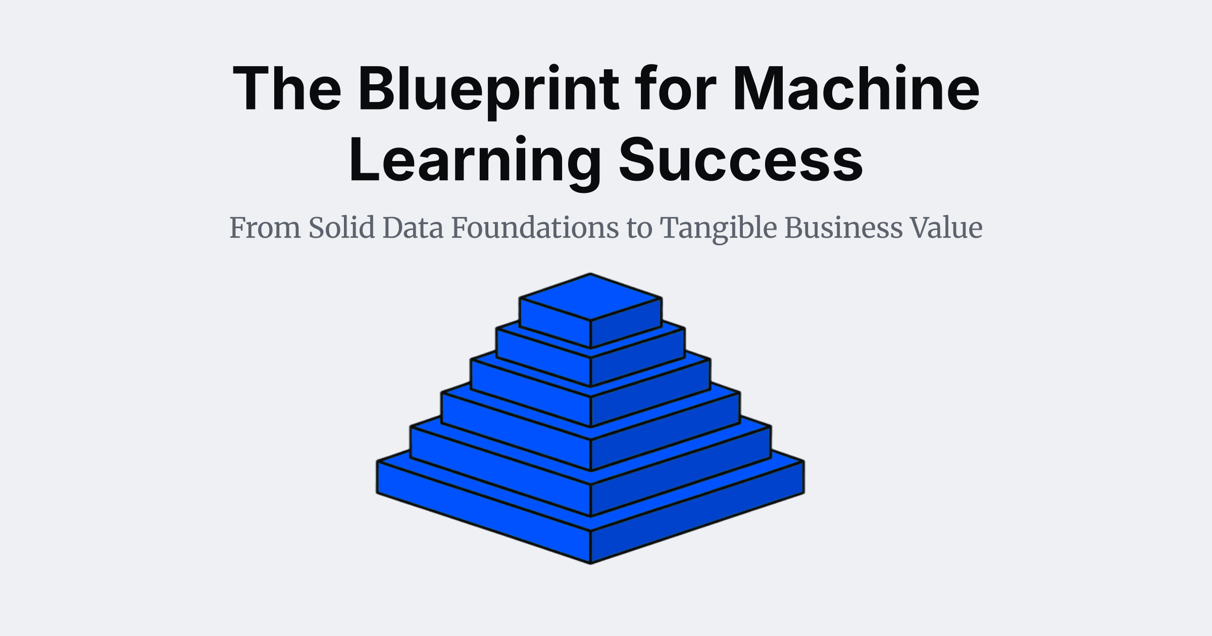 The Blueprint for Machine Learning Success